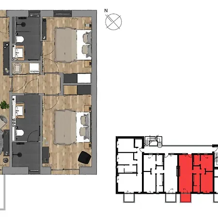 Lejlighed 2 Bedroom Lovely In